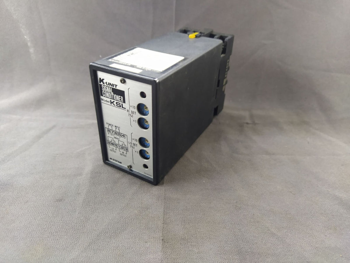 M-System KSL-A5-R K-Unit Signal Conditioner KSL DC Alarm KSLA5R