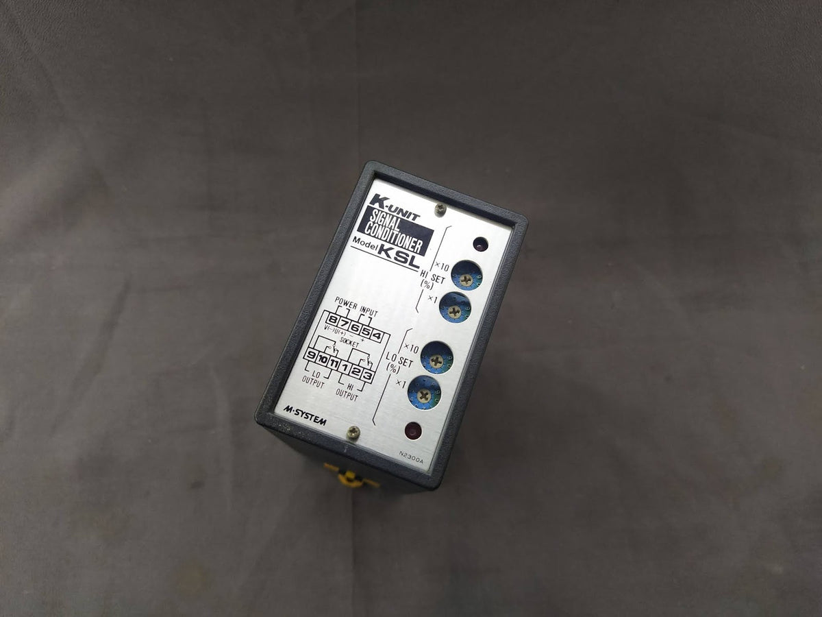 M-System KSL-A5-R K-Unit Signal Conditioner KSL DC Alarm KSLA5R