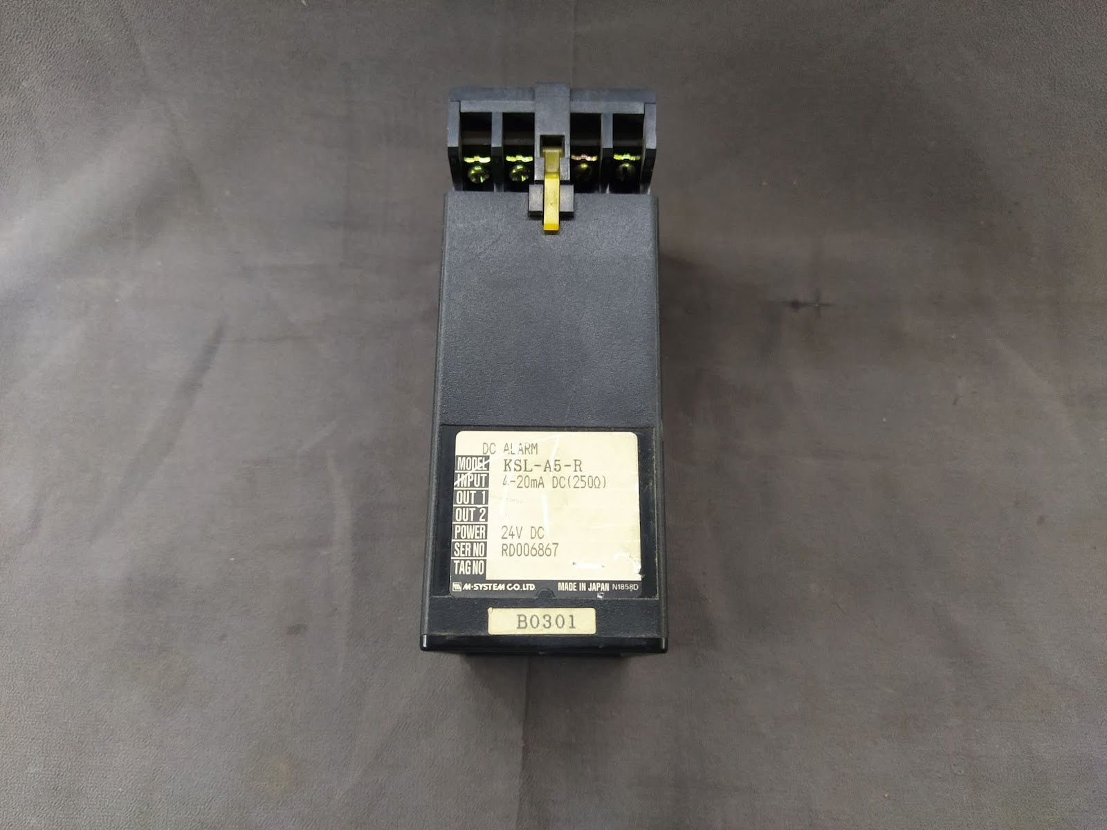 M-System KSL-A5-R K-Unit Signal Conditioner KSL DC Alarm KSLA5R