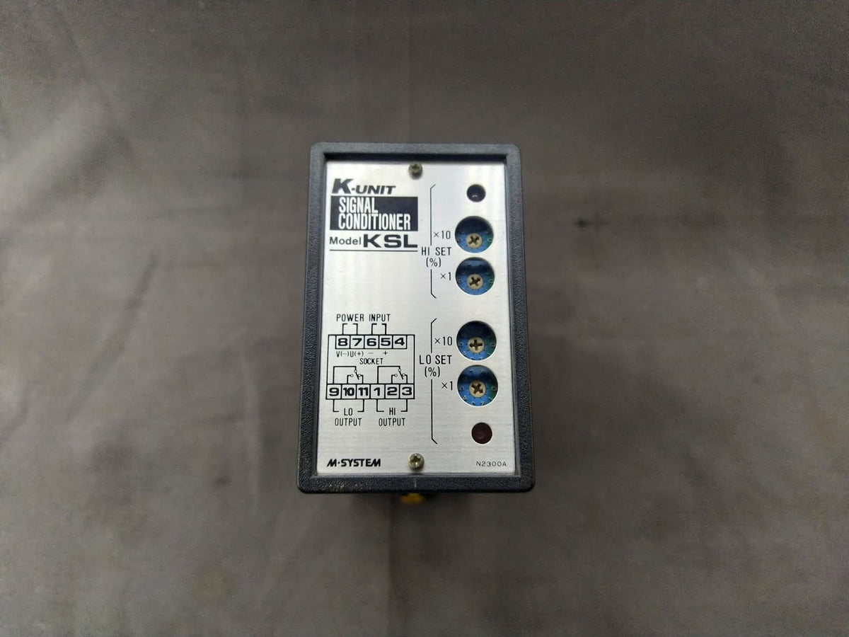 M-System KSL-A5-R K-Unit Signal Conditioner KSL DC Alarm KSLA5R