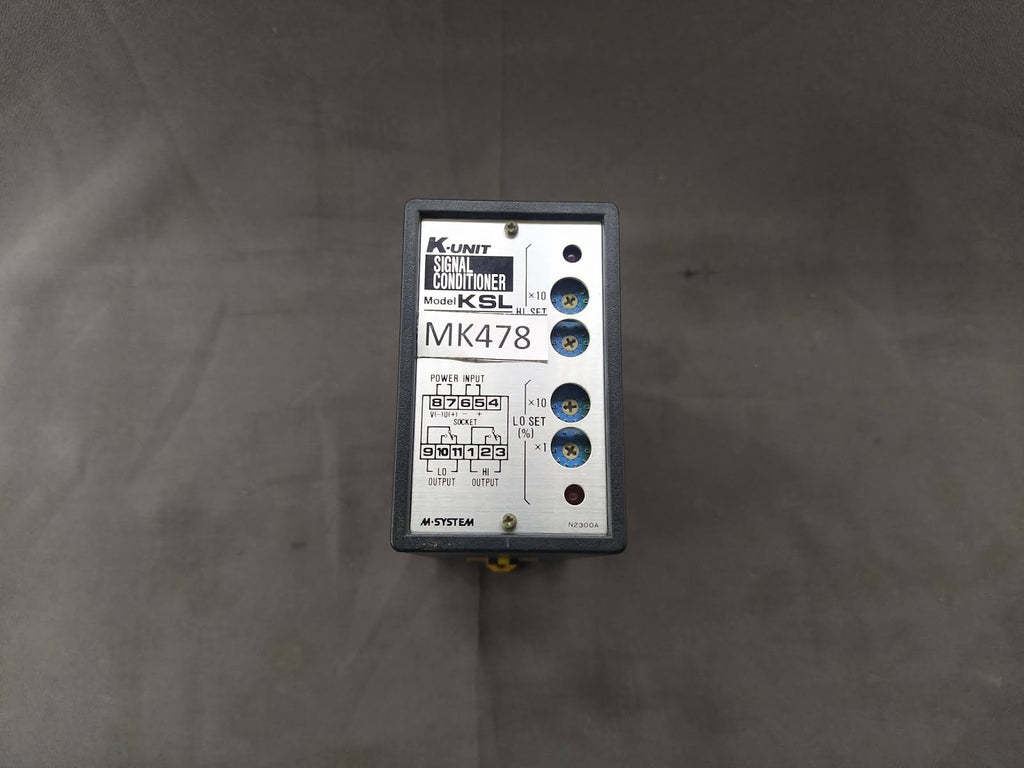 M-System KSL-A5-R K-Unit Signal Conditioner KSL DC Alarm KSLA5R