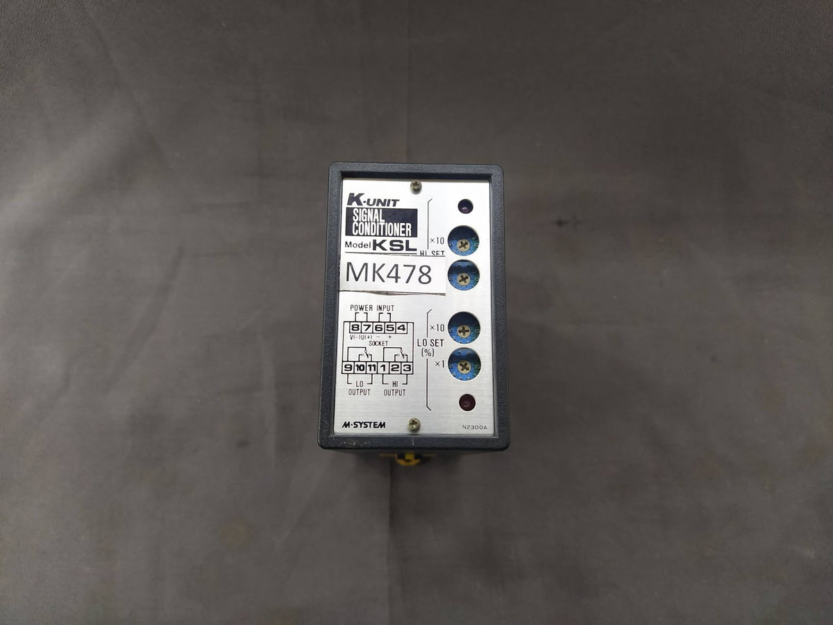 M-System KSL-A5-R K-Unit Signal Conditioner KSL DC Alarm KSLA5R