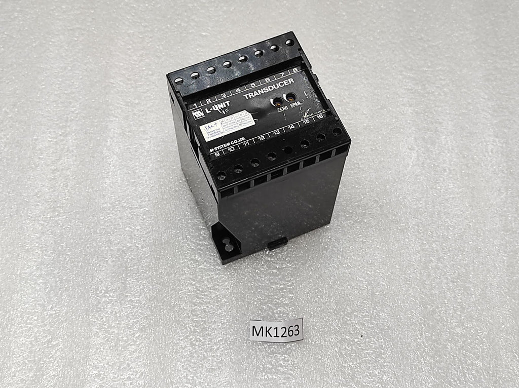 M-SYSTEM L-UNIT LWT-11AO-R WATT TRANSDUCER
