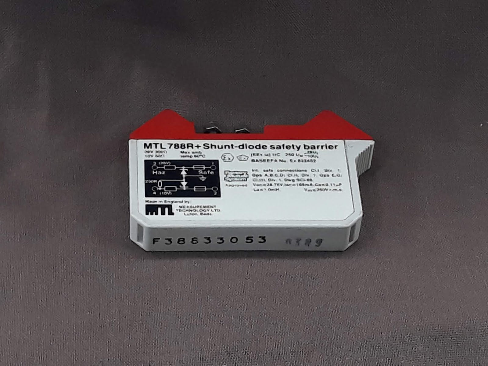 MEASUREMENT TECHNOLOGIES MTL 788R+ SHUNT DIODE SAFETY BARRIER