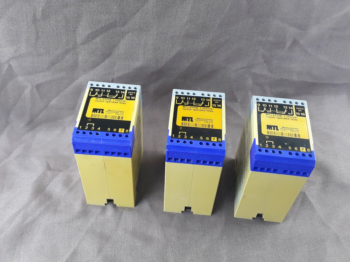 MEASUREMENT TECHNOLOGY MTL 2210B 1 CHANNEL SWITCH OPERATED RELAY