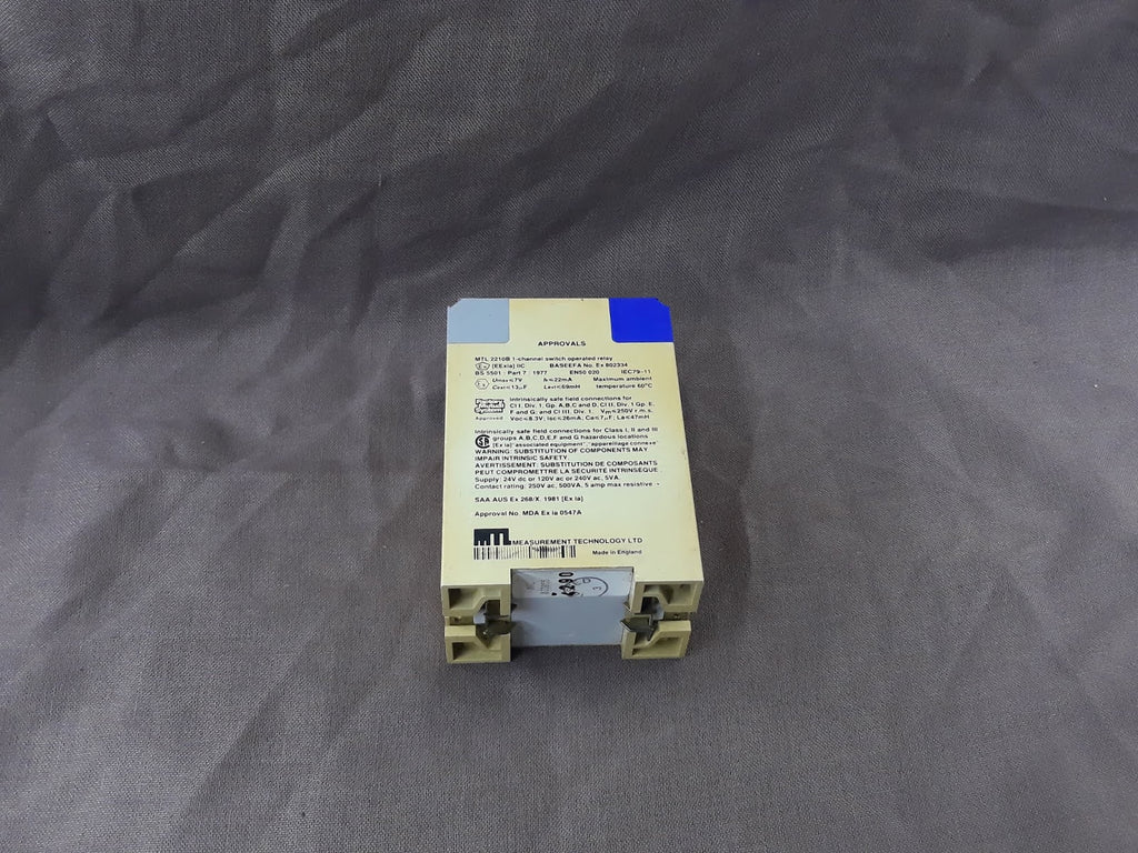 MEASUREMENT TECHNOLOGY MTL 2210B 1 CHANNEL SWITCH OPERATED RELAY