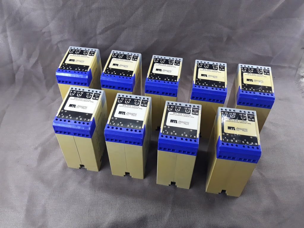 MEASUREMENT TECHNOLOGY MTL 2213 3 CHANNEL SWITCH PROXIMITY DETECTOR RELAY
