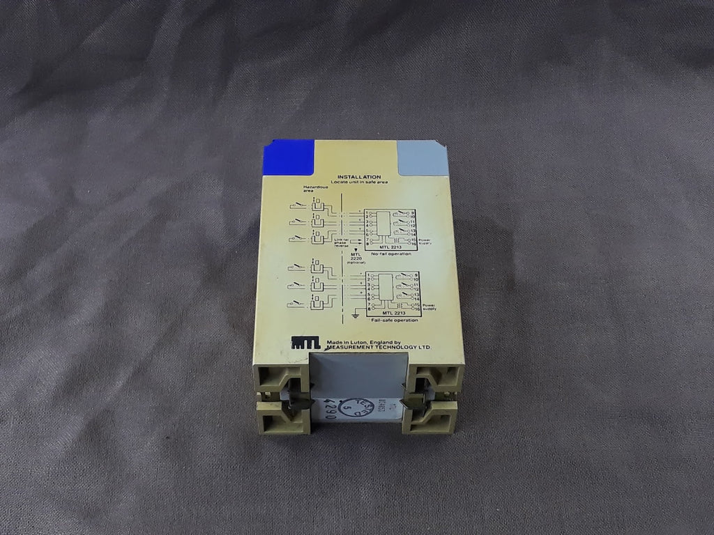 MEASUREMENT TECHNOLOGY MTL 2213 3 CHANNEL SWITCH PROXIMITY DETECTOR RELAY