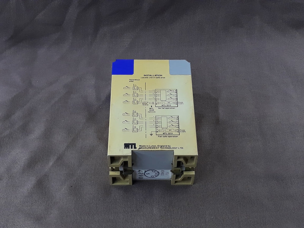 MEASUREMENT TECHNOLOGY MTL 2213 3 CHANNEL SWITCH PROXIMITY DETECTOR RELAY