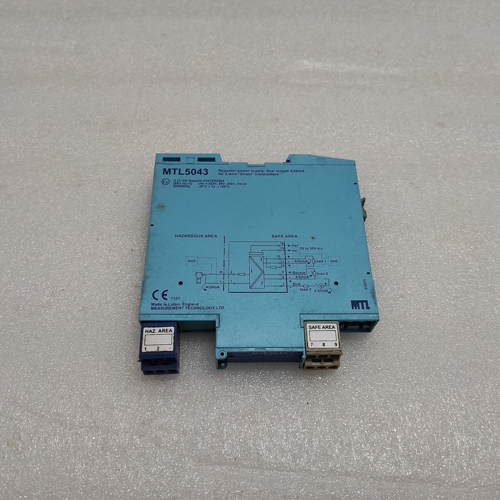 MEASUREMENT TECHNOLOGY MTL5043 REPEATER POWER SUPPLY