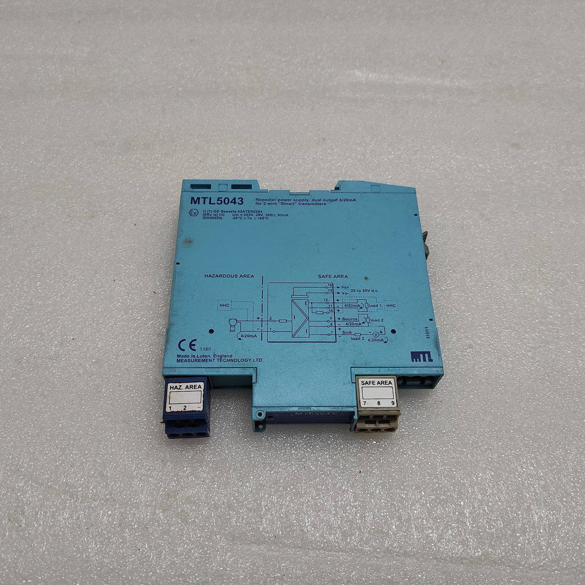 MEASUREMENT TECHNOLOGY MTL5043 REPEATER POWER SUPPLY