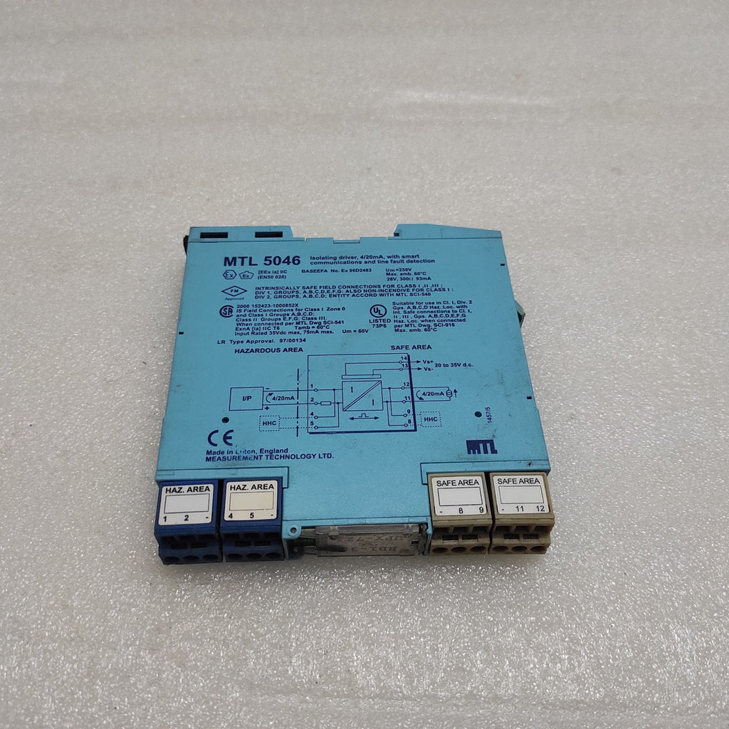 MEASUREMENT TECHNOLOGY MTL5046 ISOLATING DRIVER