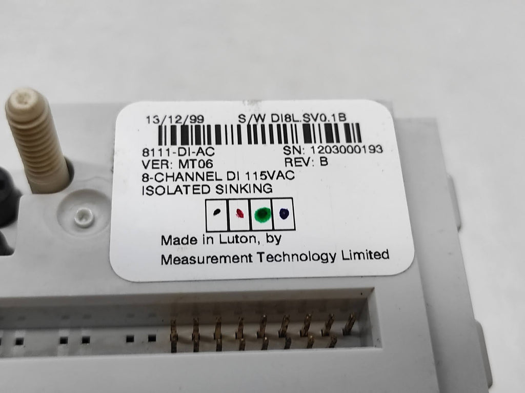 MEASUREMENT TECHNOLOGY 8111-DI-AC 8-CHANNEL DI 115V