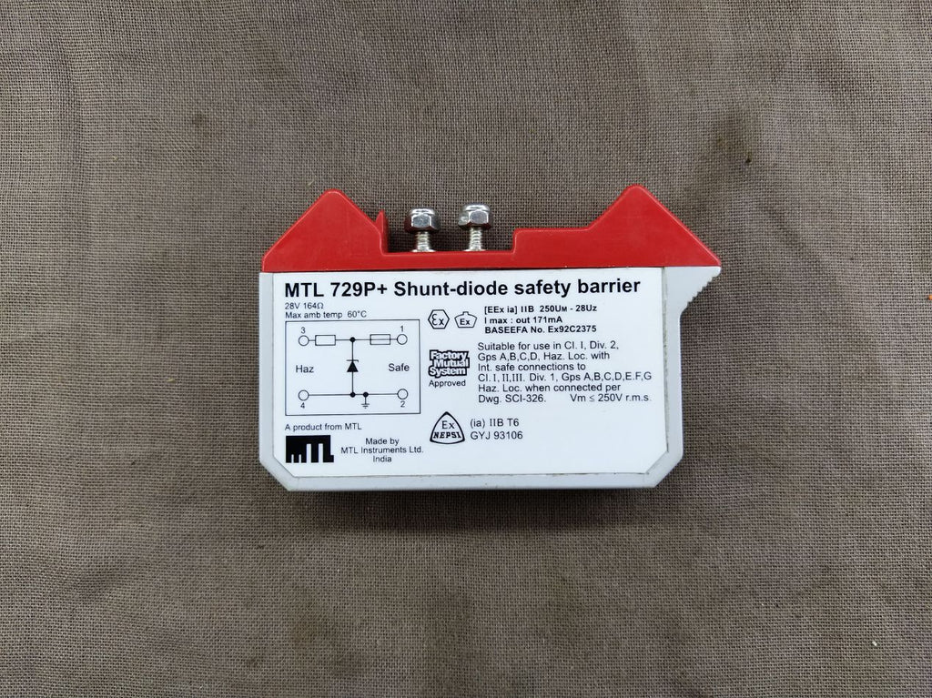 Measurement Technology MTL 729P+ Shunt Diode Safety Barrier