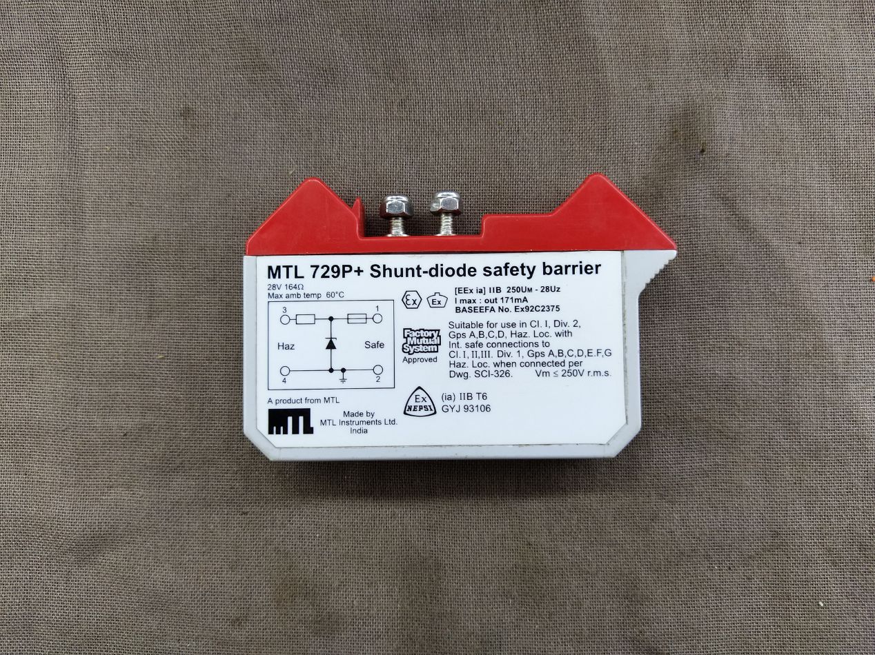 Measurement Technology MTL 729P+ Shunt Diode Safety Barrier