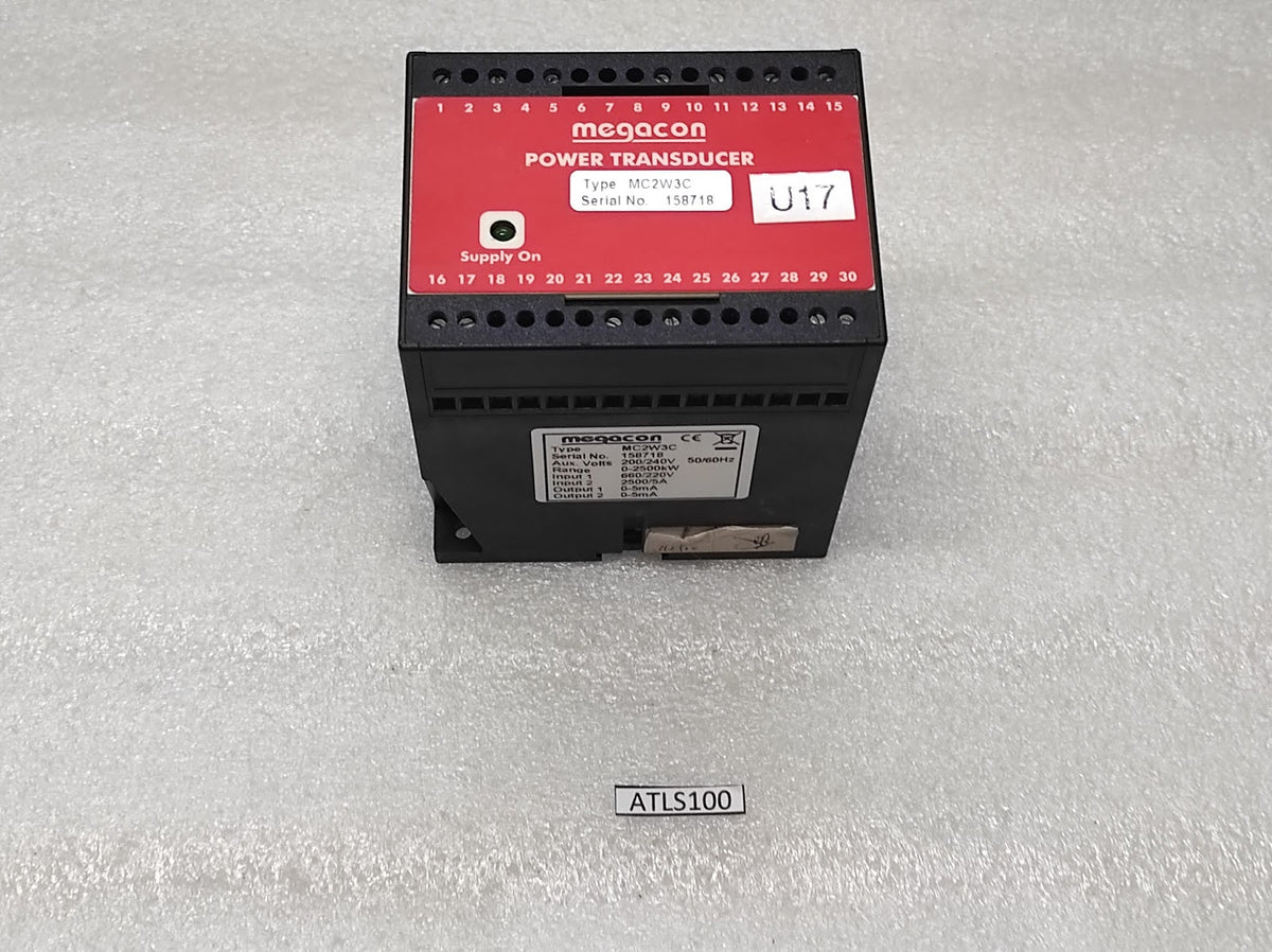 MEGACON MC2W3C POWER TRANSDUCER 200-240V 0-2500KW
