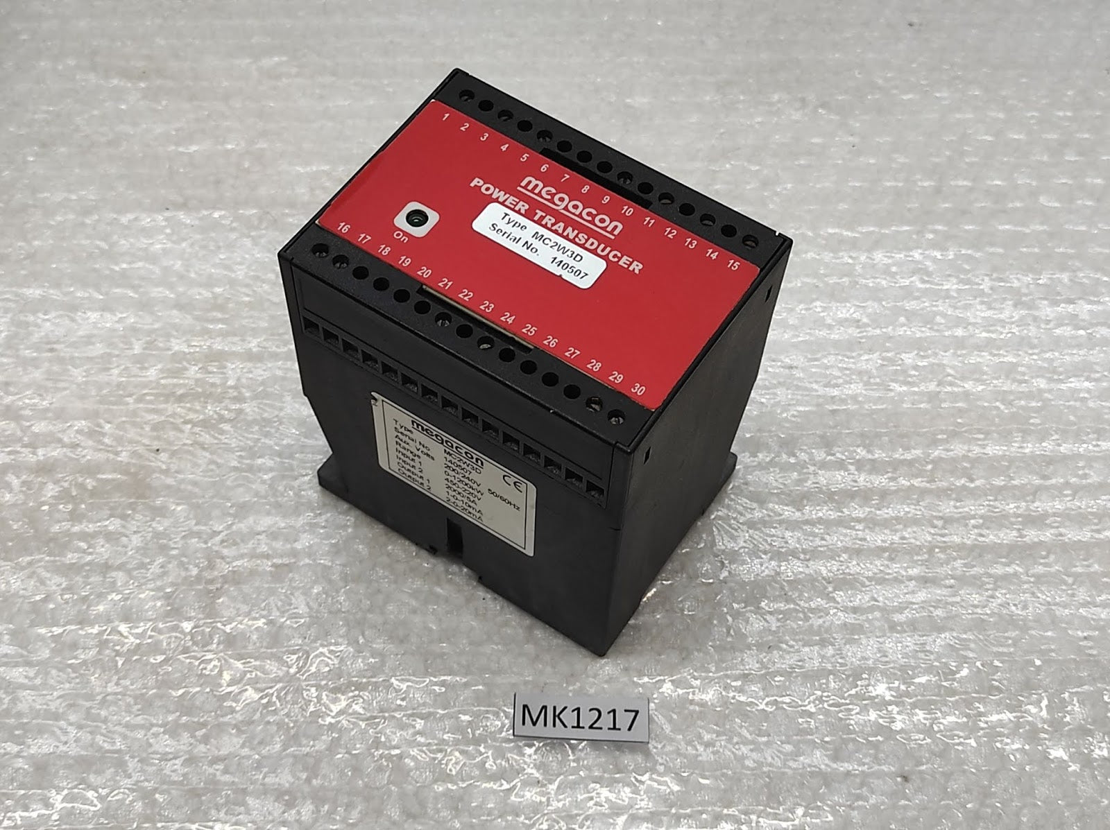 MEGACON MC2W3D POWER TRANSDUCER 200-240V