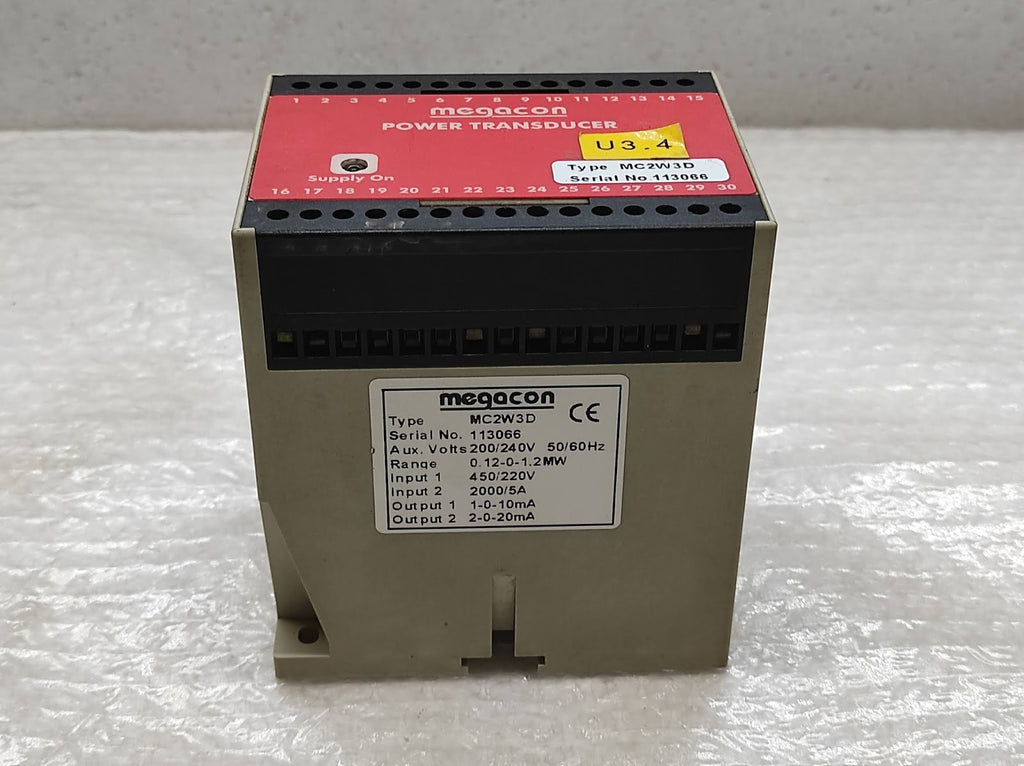MEGACON MC2W3D POWER TRANSDUCER 200-240V MC2W3D