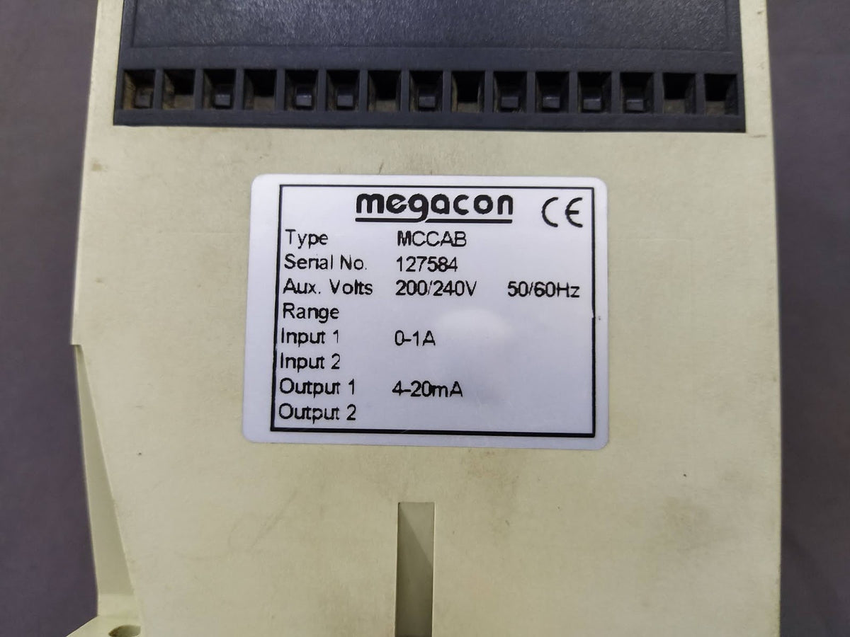 Megacon MCCAB Current Transducer 200/240V