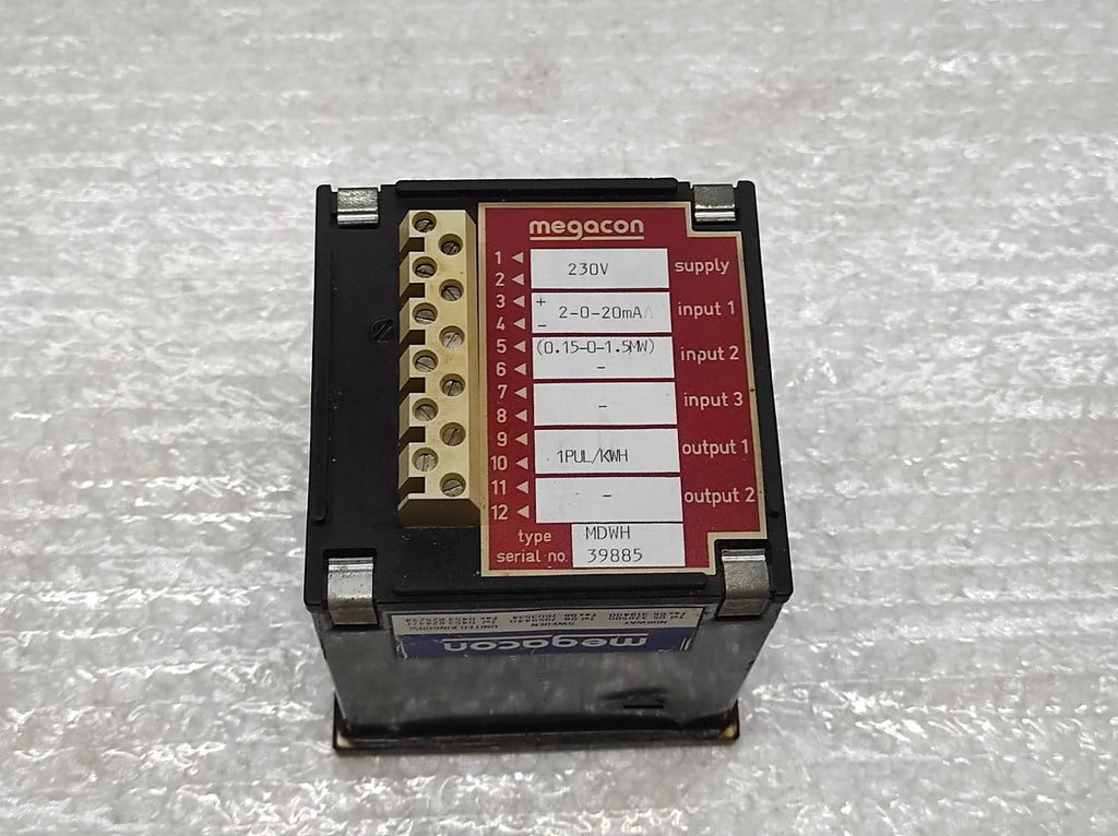 MEGACON MDWH kWh METER 230V