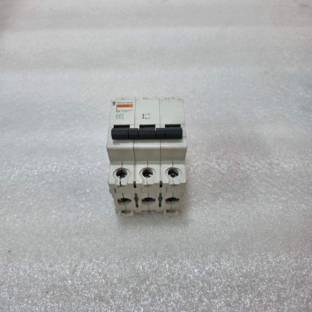 MERLIN GERIN MULTI9 63A 3 POLE 415V CIRCUIT BREAKER SWITCH