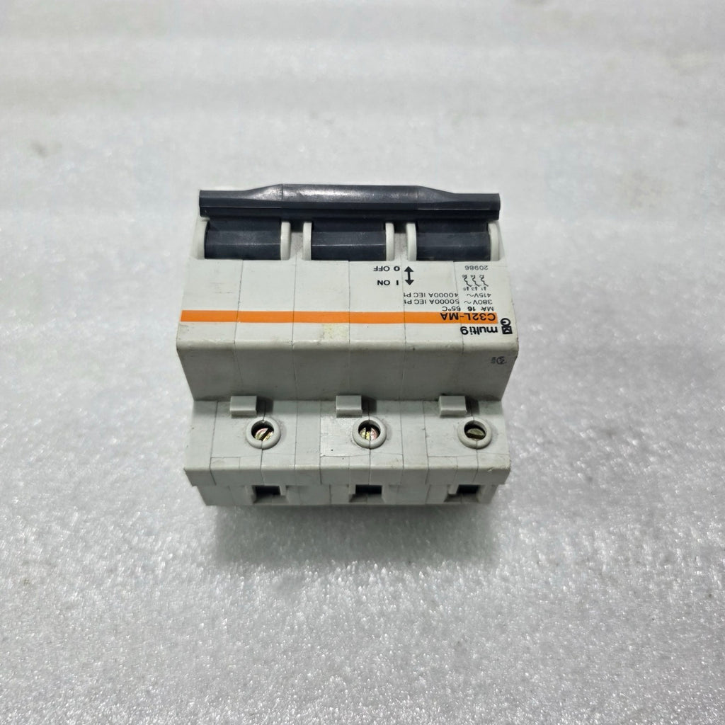 MERLIN GERIN MULTI9 C32L-MA 3 POLE MOTOR PROTECTION CIRCUIT BREAKER 16A 380/415V