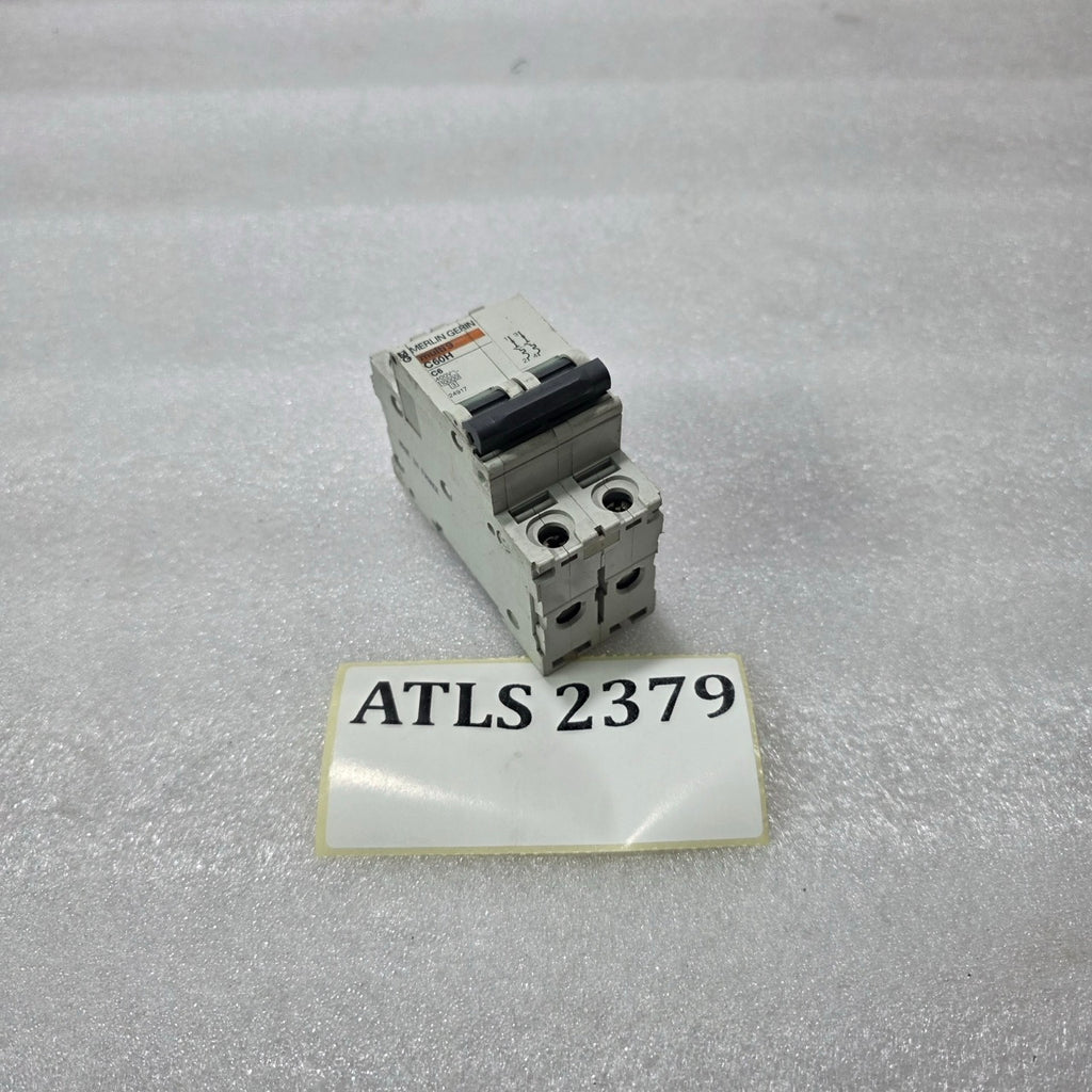 MERLIN GERIN MULTI 9 C60H C6 DOUBLE POLE MCB 6A 10KA CIRCUIT BREAKER