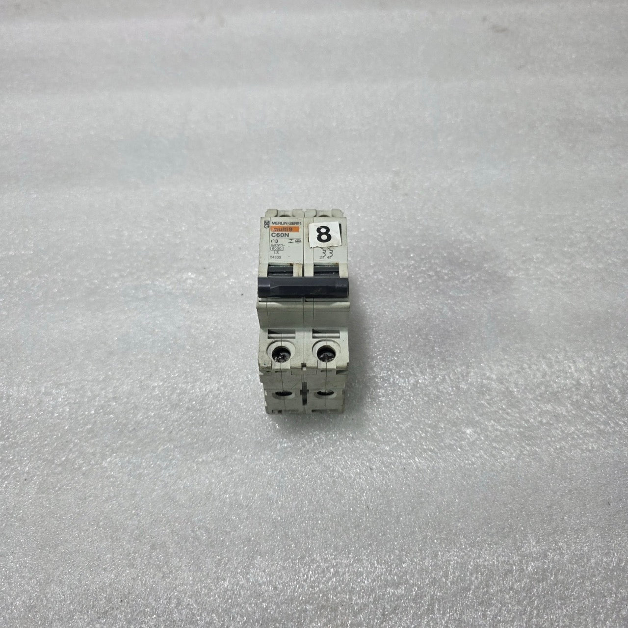 MERLIN GERIN MULTI 9 C60N C3 DOUBLE POLE MCB 3A 400V 6KA CIRCUIT BREAKER