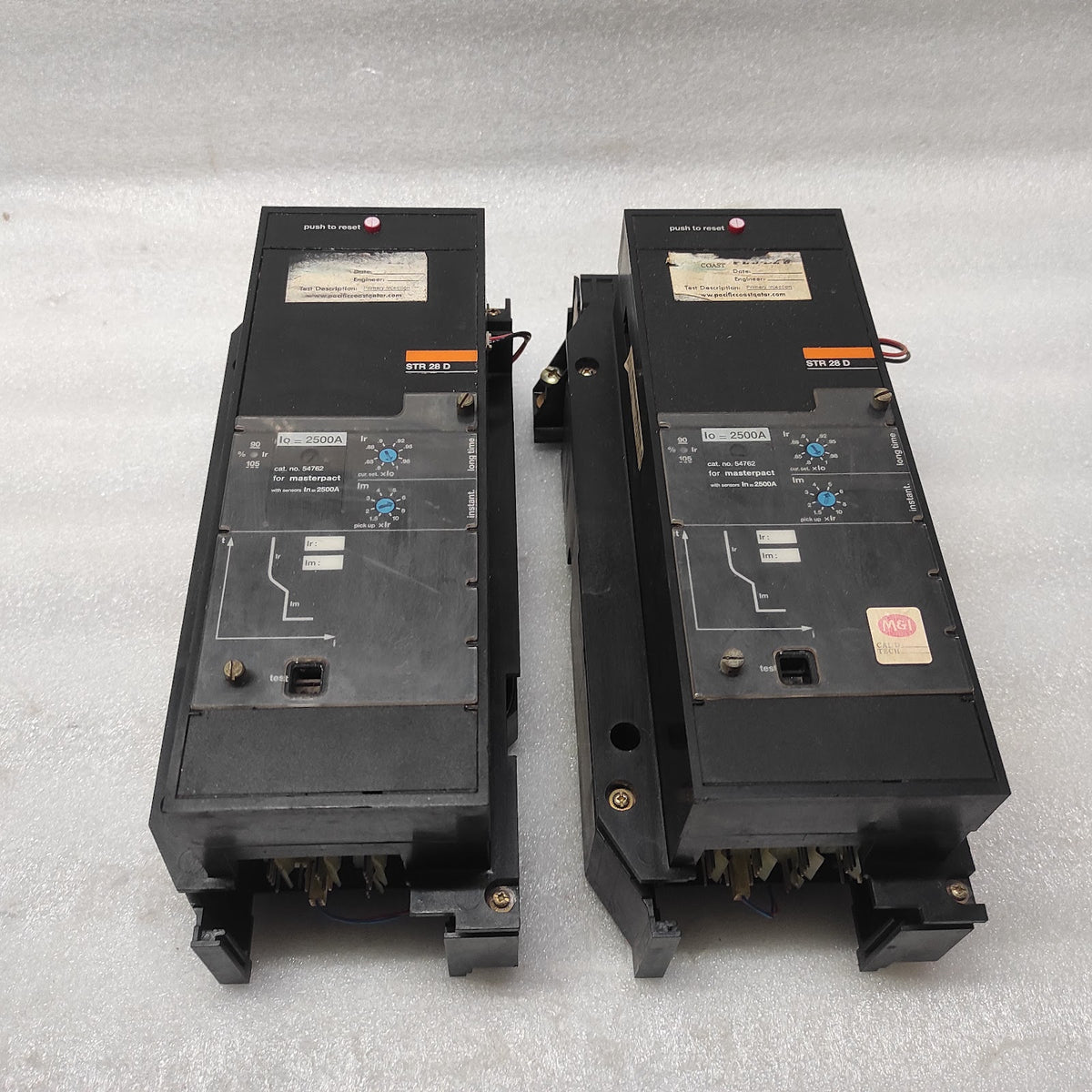 MERLIN GERIN STR28D MASTER PACT CIRCUIT BREAKER 54762 2500A