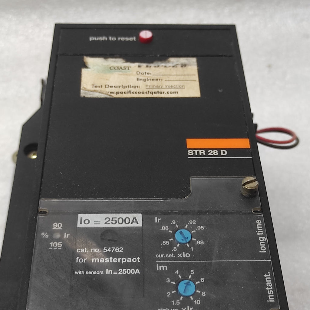 MERLIN GERIN STR28D MASTER PACT CIRCUIT BREAKER 54762 2500A