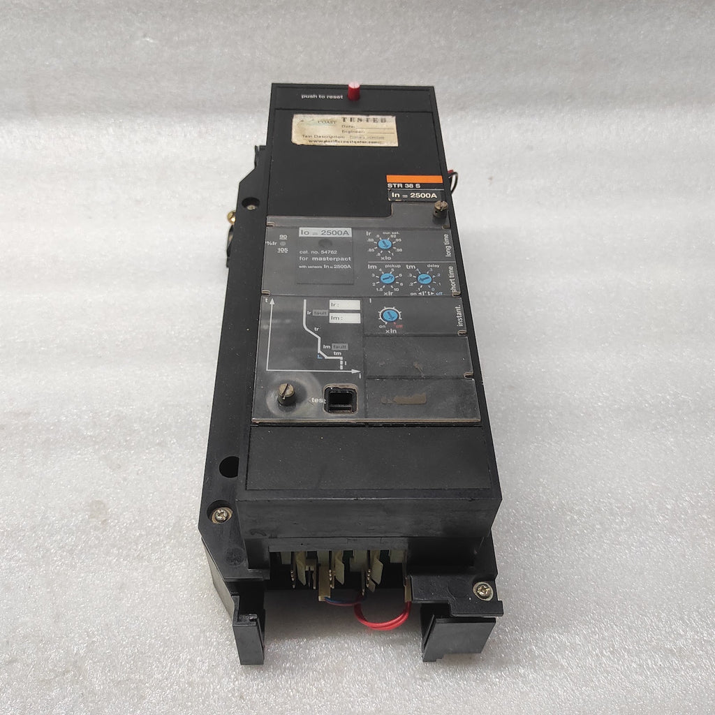 MERLIN GERIN STR38S MASTERPACT CIRCUIT BREAKER TRIP UNIT 54762 2500A