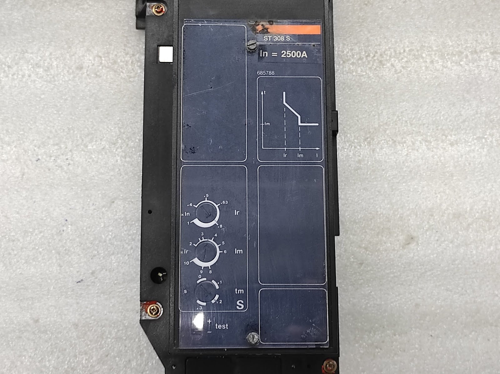 MERLIN GERIN SCHNEIDER ST 308 S PROGRAMMER CONTROL TRIP UNIT 2500A ST308S 685788