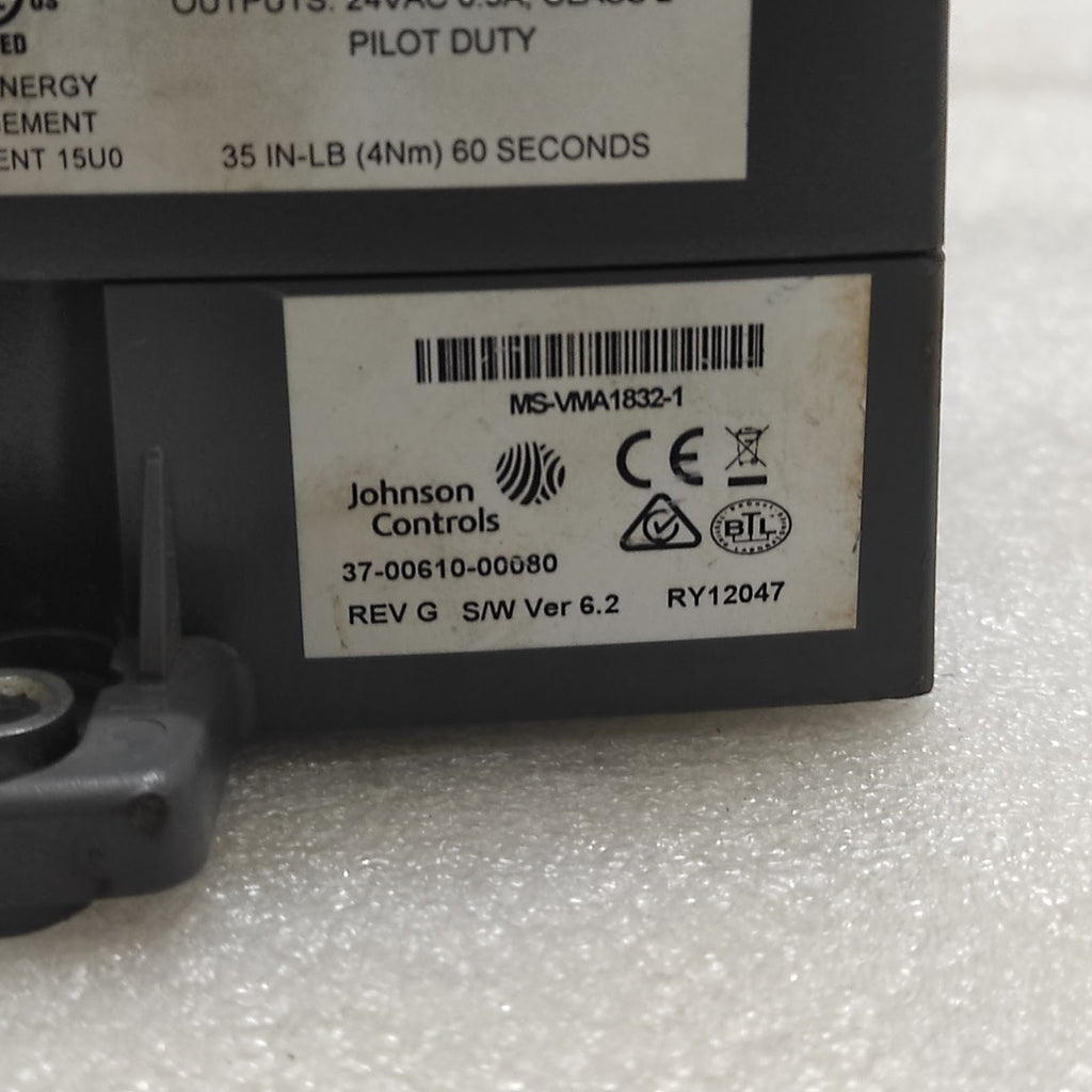 METASYS VMA1832 CONTROLLER 37-00610-00080 24VAC JOHNSON CONTROLS FOR PARTS ONLY
