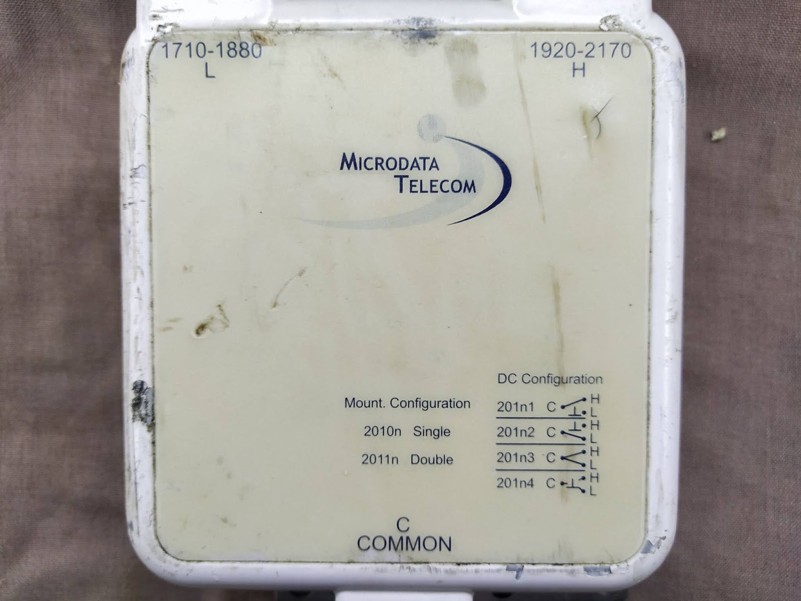 Microdata Telecom MI-20101 Diplexer 1800/2100 MI20101