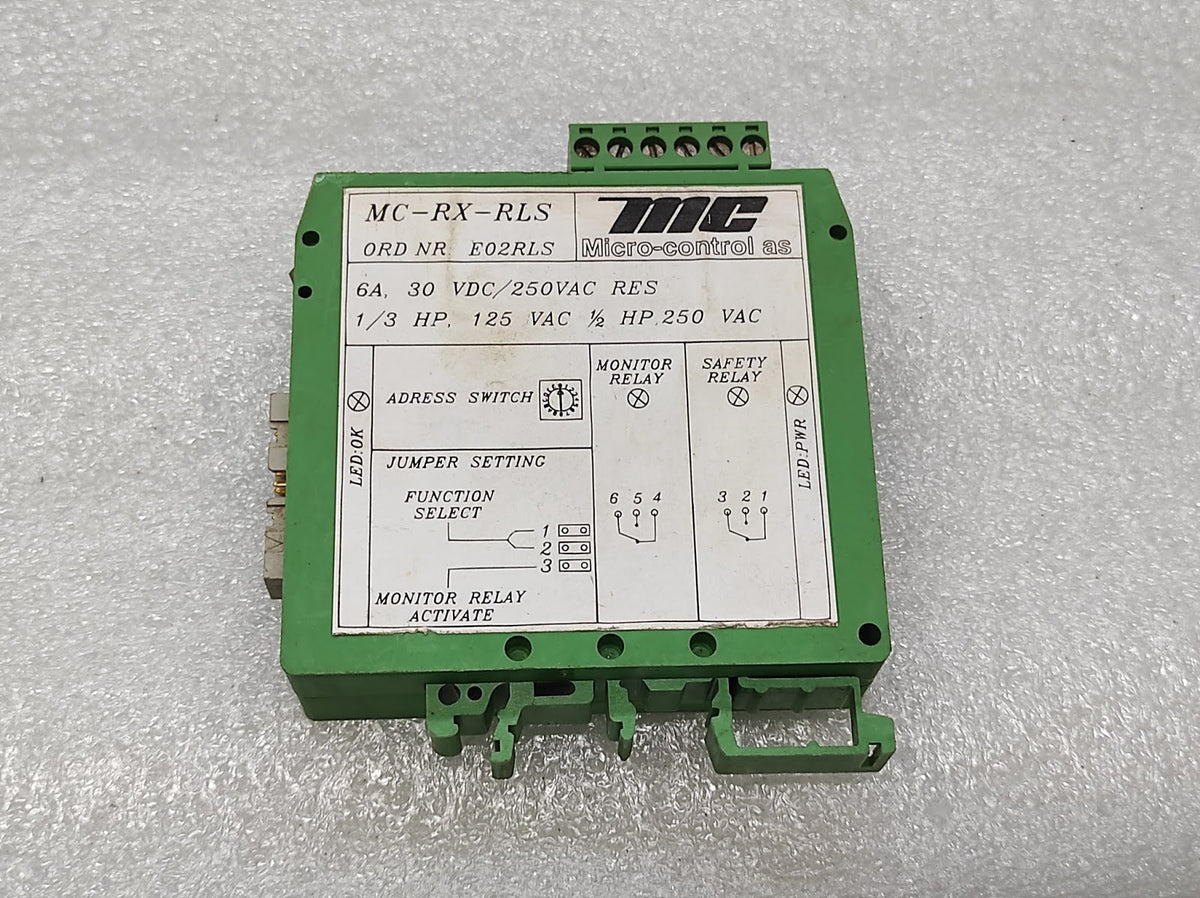 MICRO CONTROL MC-RX-RLS RELAY E02RLS