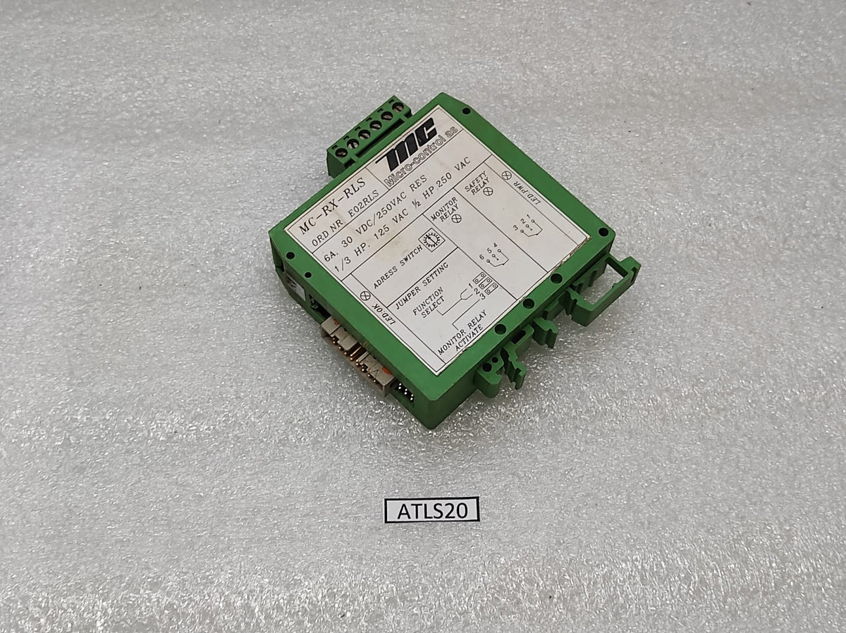 MICRO CONTROL MC-RX-RLS RELAY E02RLS
