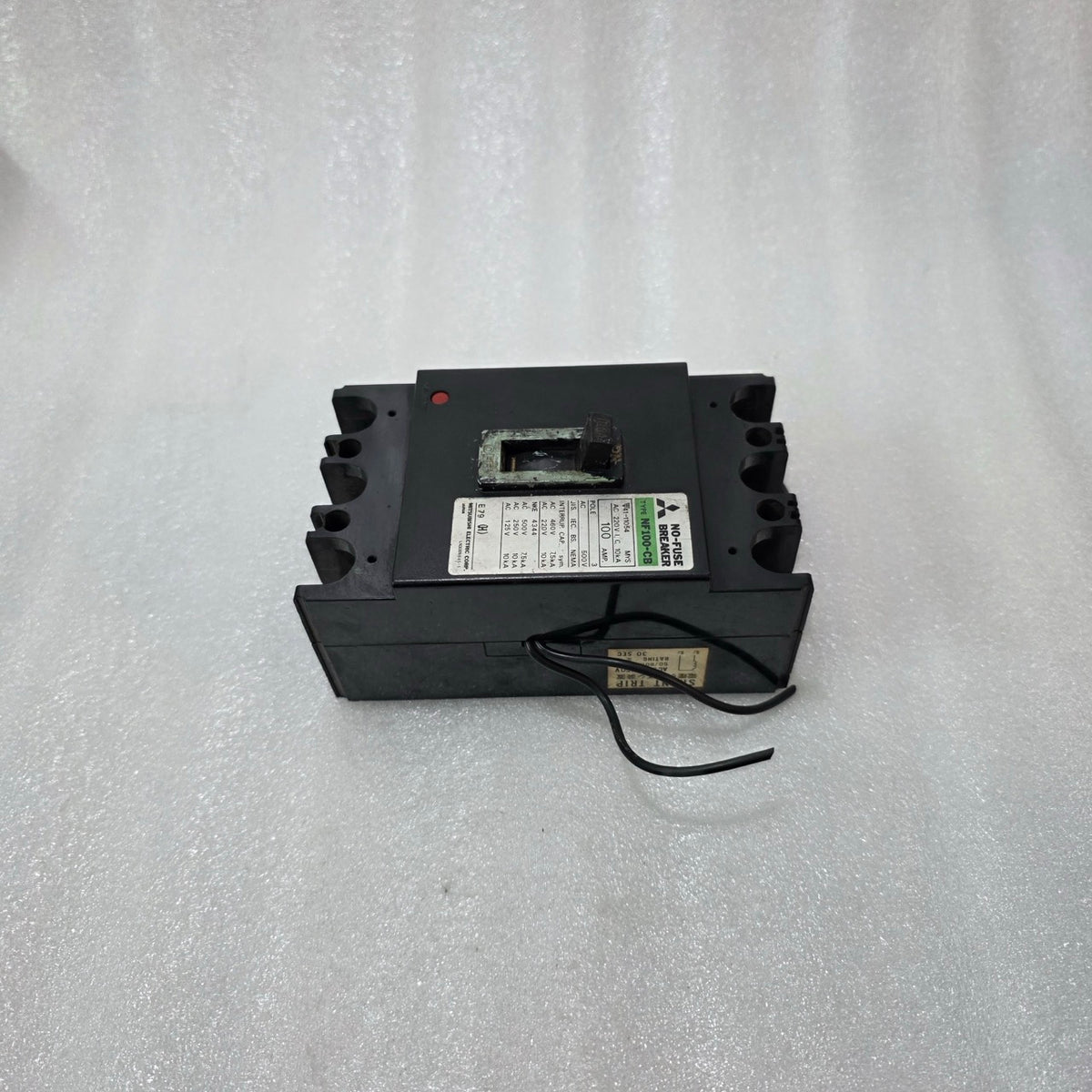 MITSUBISHI NF100-CB NO FUSE BREAKER 100A 3 POLE MCCB | 500V AC | INDUSTRIAL CIRC