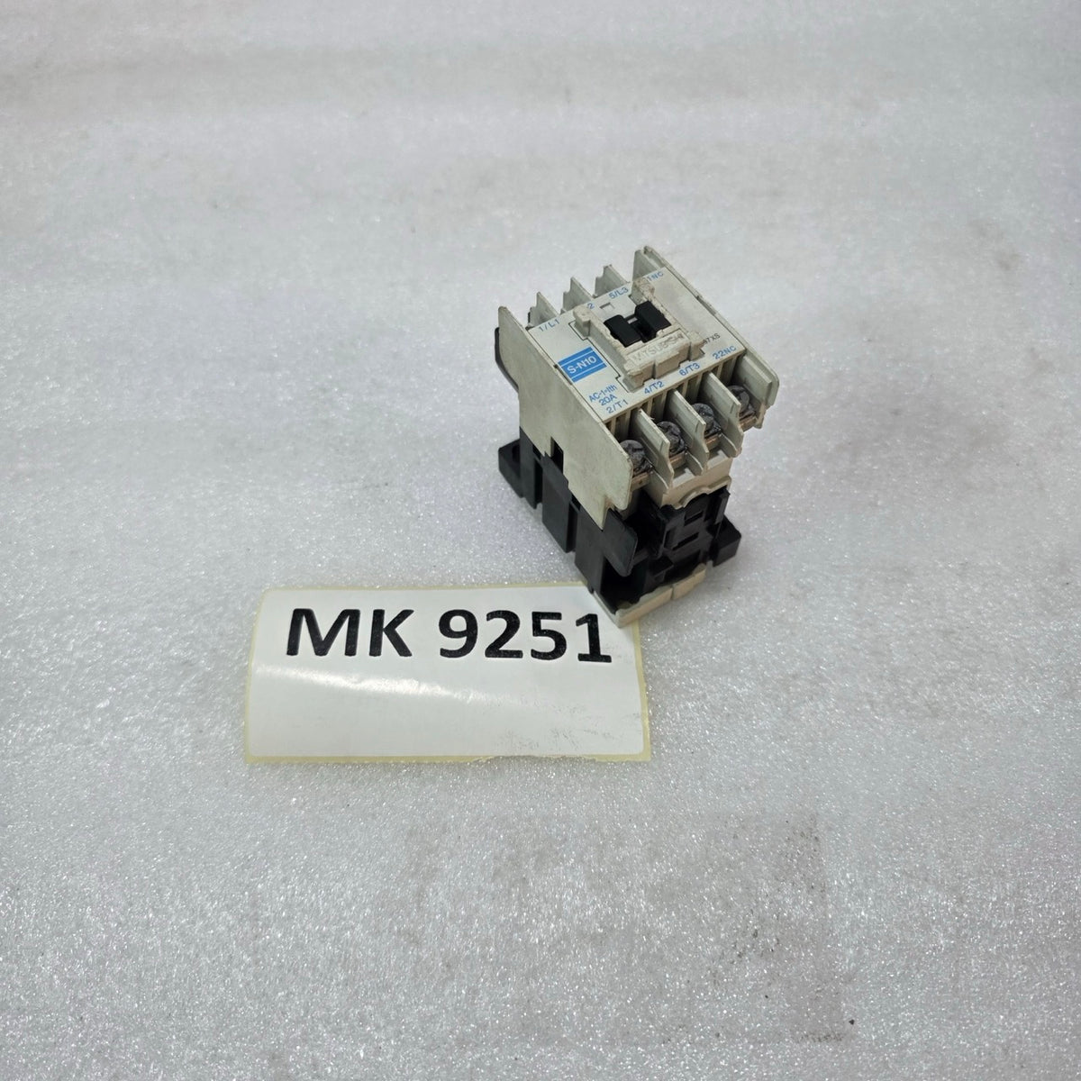 MITSUBISHI S-N10 MAGNETIC CONTACTOR 20A 3 POLE 100-110V AC COIL MOTOR STARTER MA