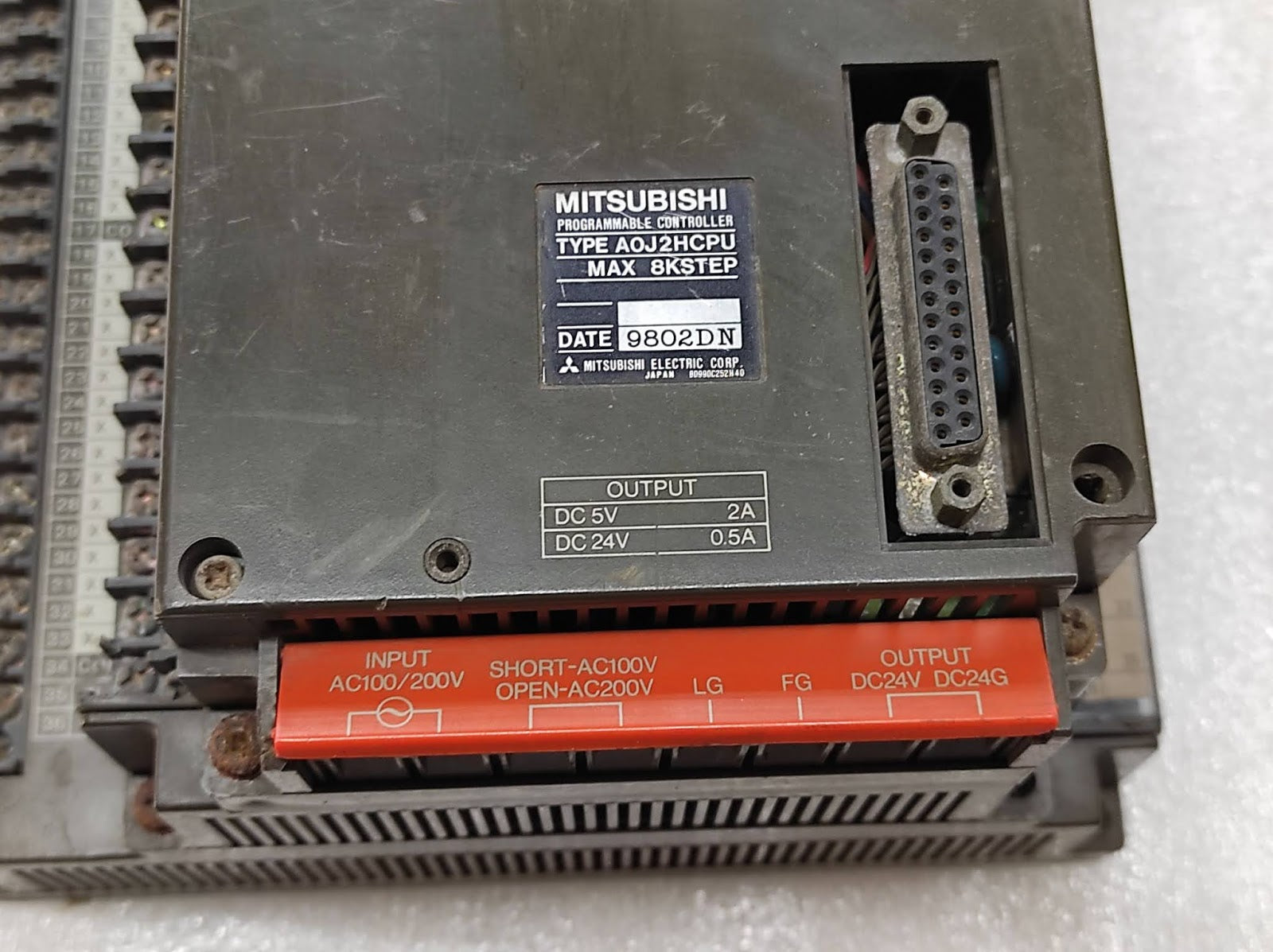 Mitsubishi A0J2HCPU Programmable Controller
