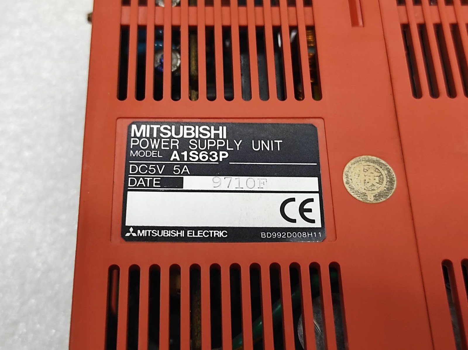 MITSUBISHI A1S63P POWER SUPPLY UNIT