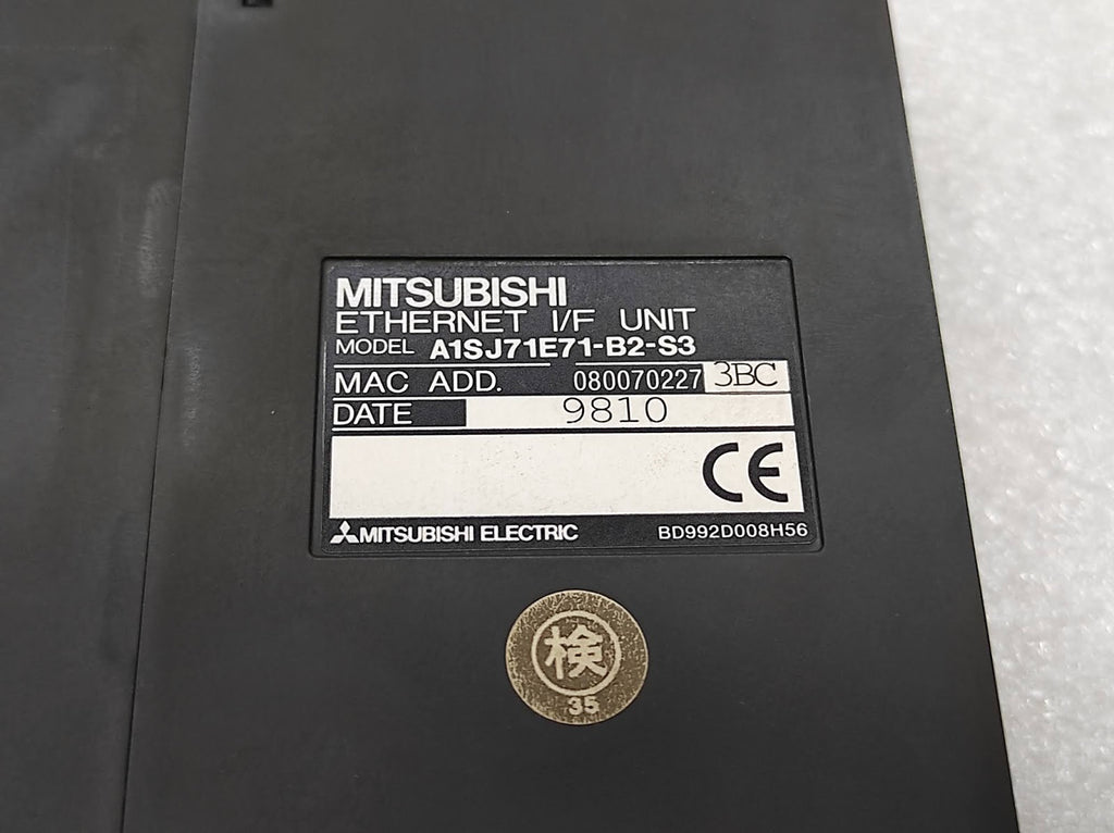 MITSUBISHI A1SJ71E71-B2-S3 ETHERNET I/F UNIT