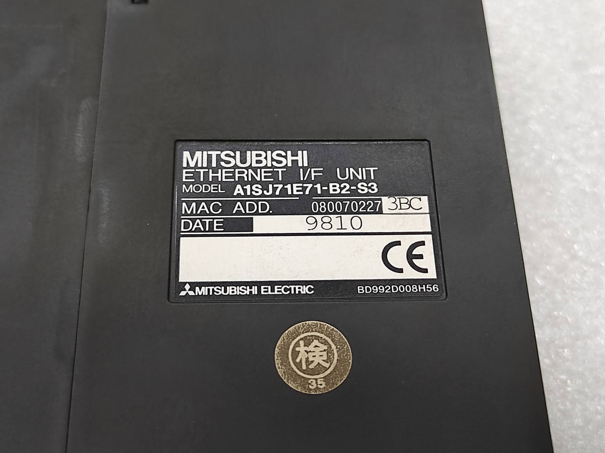 MITSUBISHI A1SJ71E71-B2-S3 ETHERNET I/F UNIT