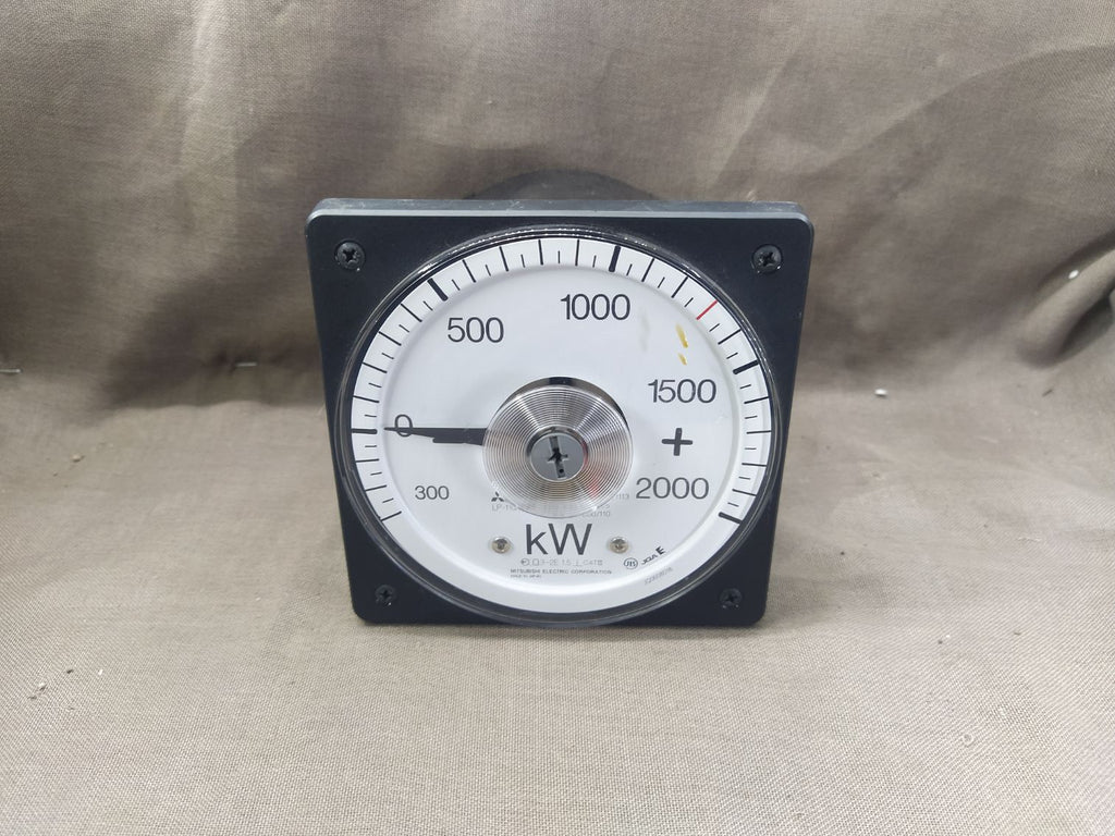 Mitsubishi LP-110NW Watt Meter Power Meter 0-2000kW CT 2500/5 VT 600/110 110V 5A