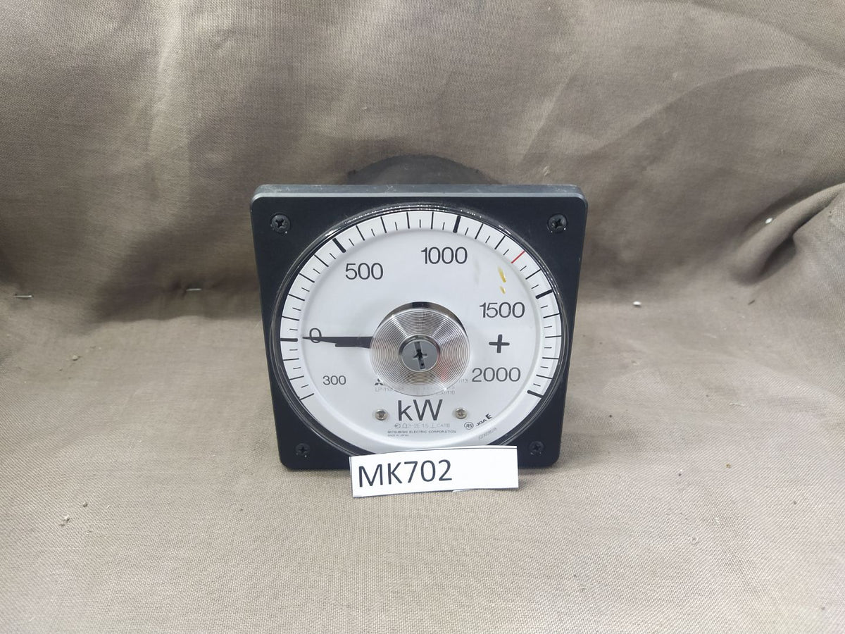 Mitsubishi LP-110NW Watt Meter Power Meter 0-2000kW CT 2500/5 VT 600/110 110V 5A