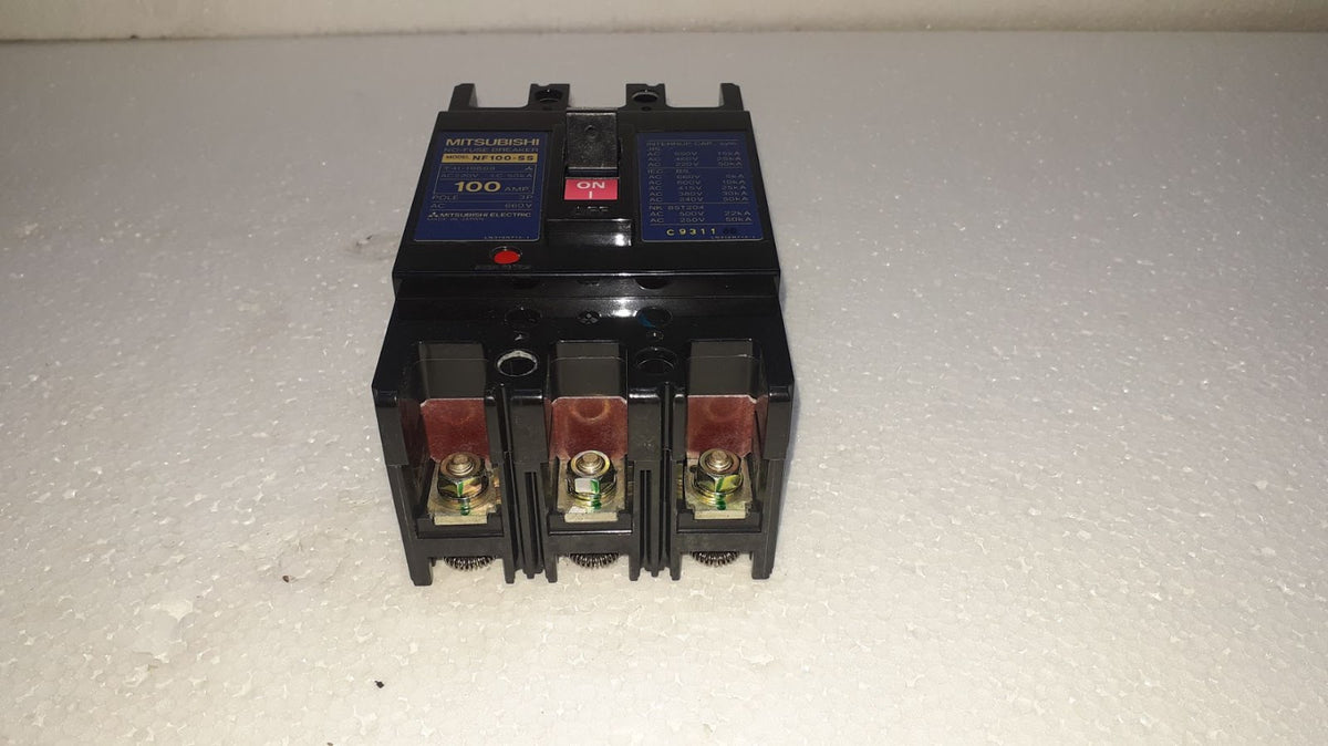 Mitsubishi NF100-SS No Fuse Breaker 100A 3P 660V NF100SS