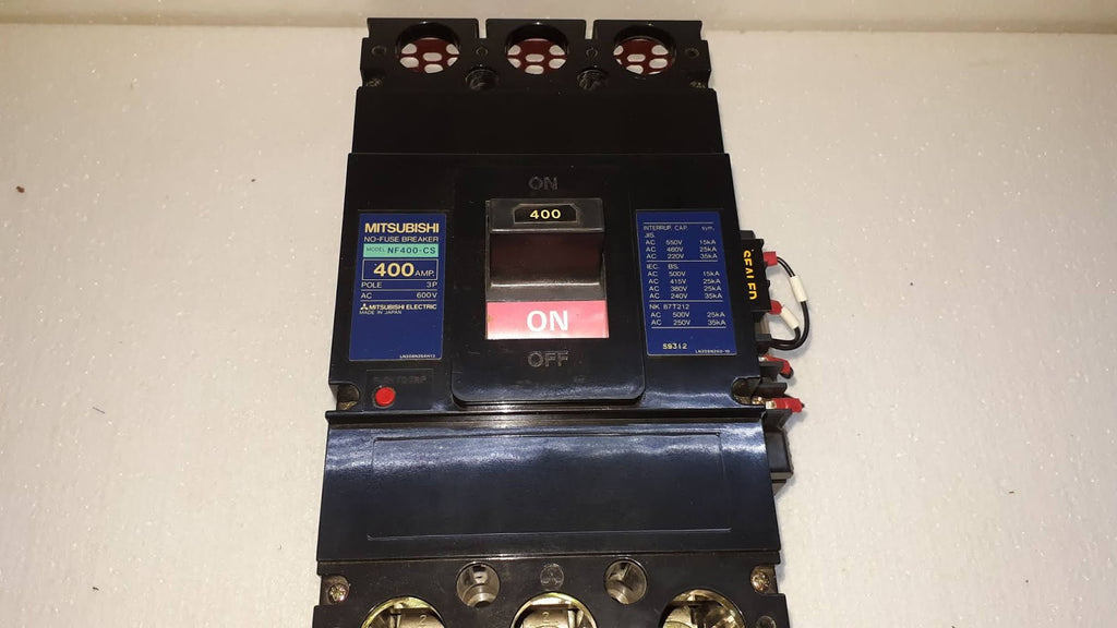 Mitsubishi NF400-CS No-Fuse Breaker 400A 3P 600V NF400CS