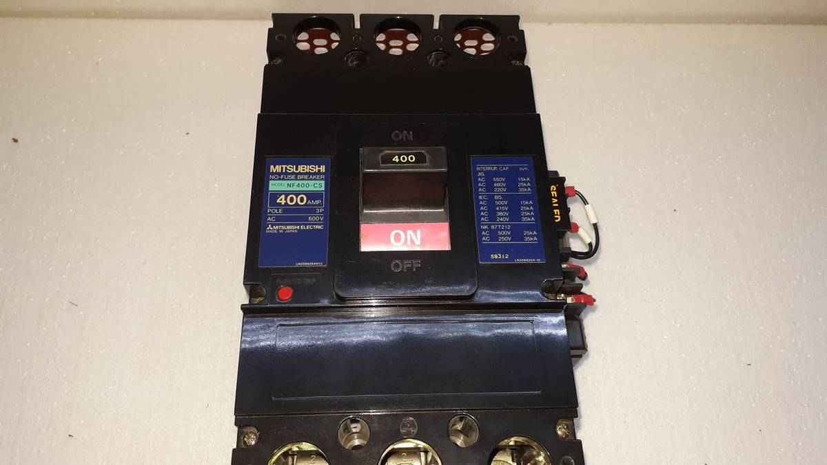 Mitsubishi NF400-CS No-Fuse Breaker 400A 3P 600V NF400CS