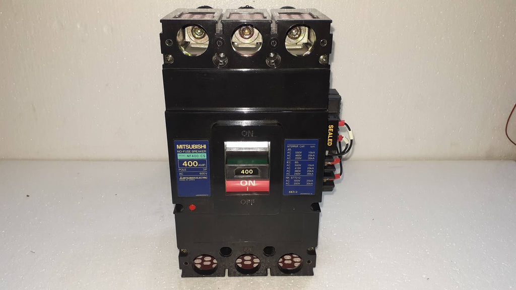 Mitsubishi NF400-CS No-Fuse Breaker 400A 3P 600V NF400CS