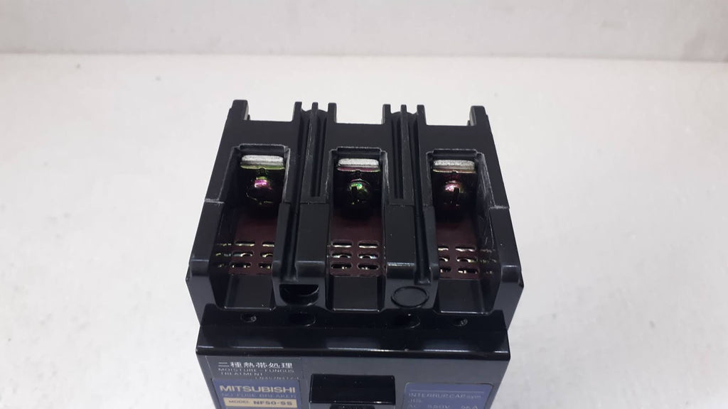 Mitsubishi NF50-SS No-Fuse Breaker 10A 3P 600V NF50SS