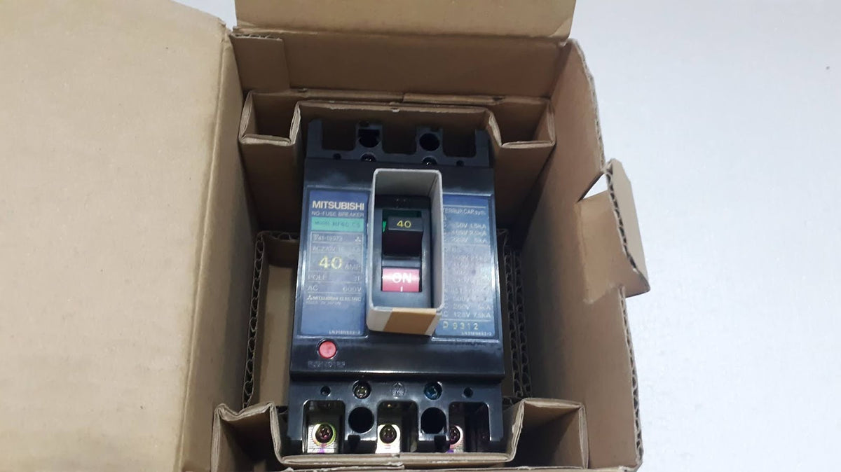 Mitsubishi NF60-CS No-Fuse Breaker 40A 3P 600V NF60CS